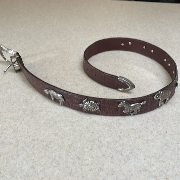 1991 Brighton Leather belt fits xs- m - Picture 3 of 3